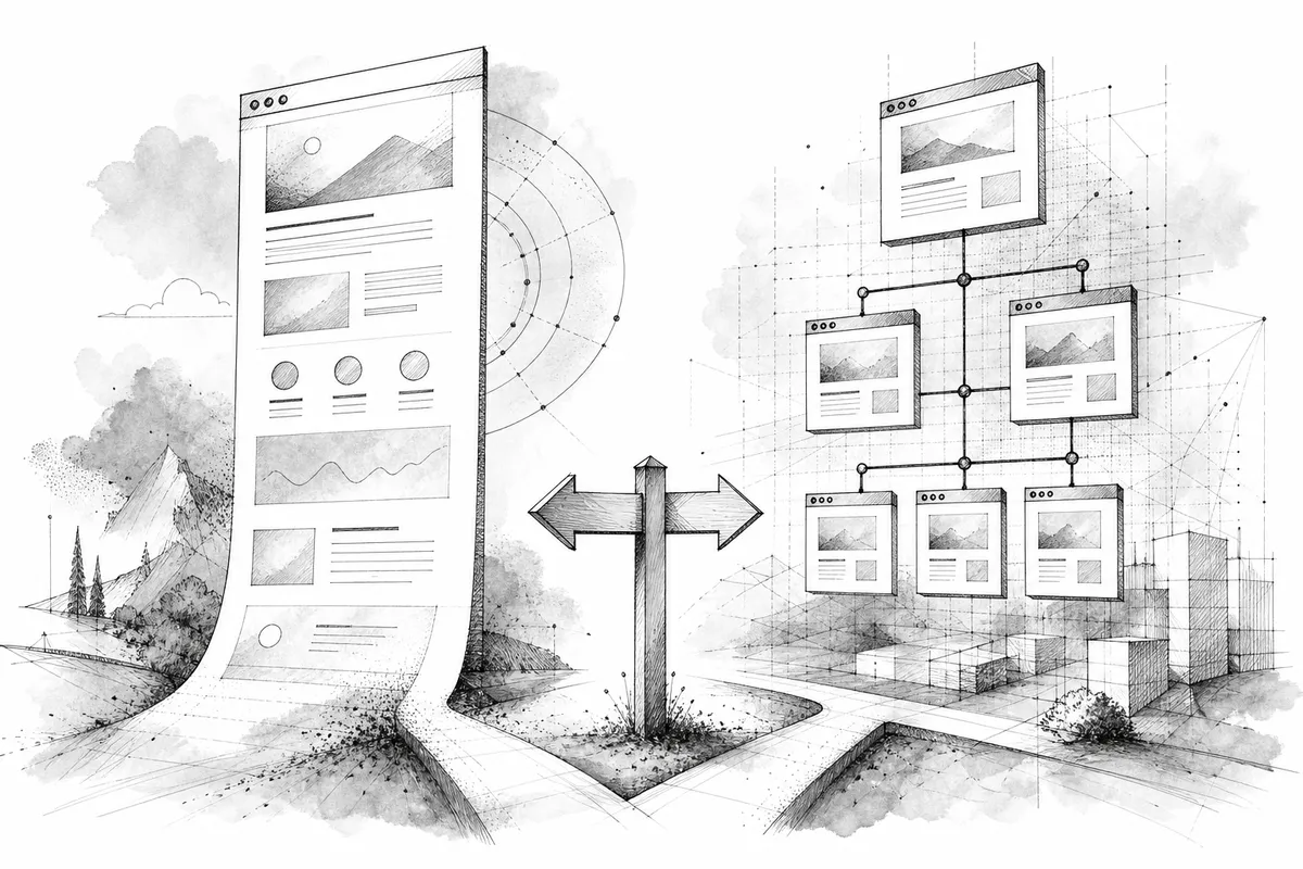 One-Page Website or Multi-Page Site for a Trade Business?