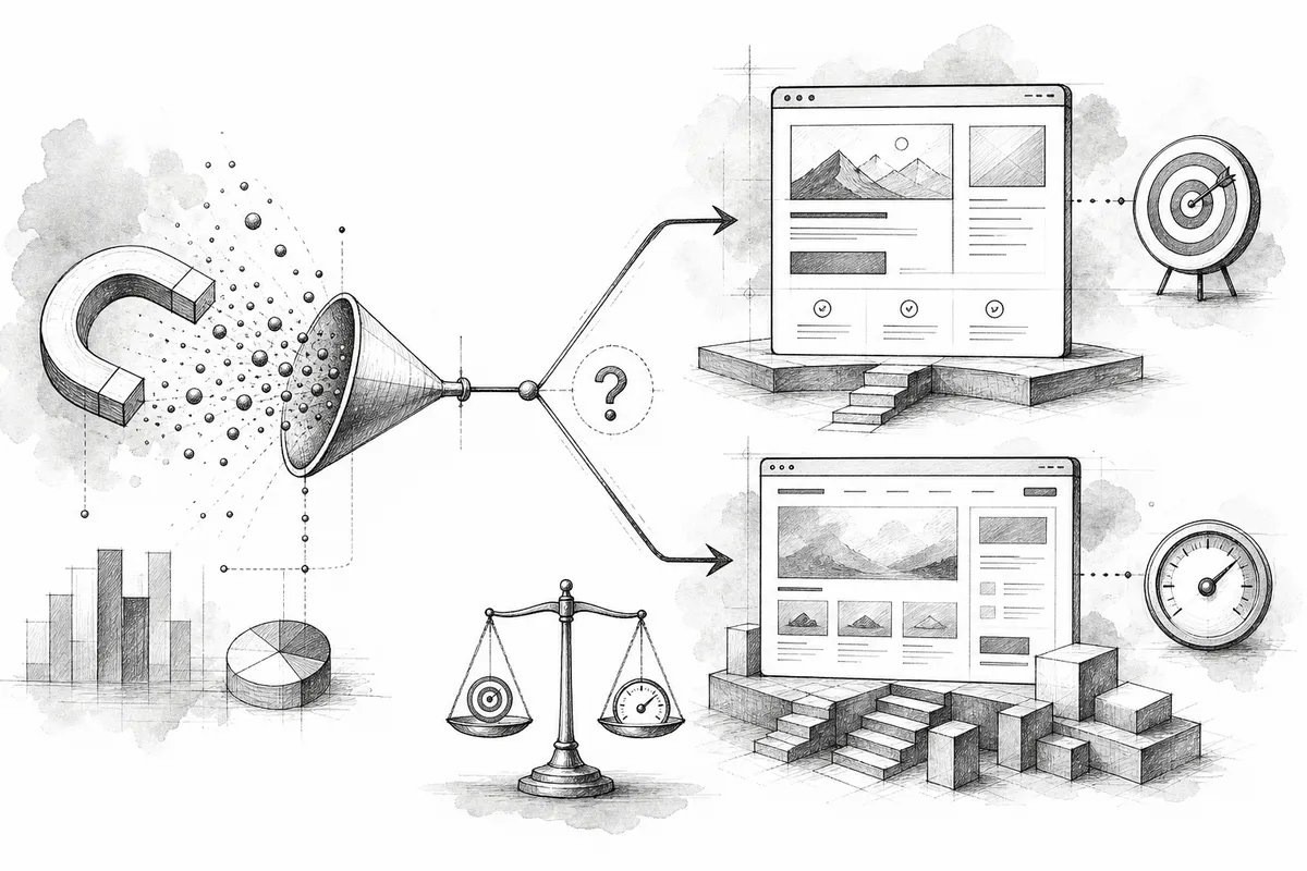 Should a Small Business Use a Dedicated Landing Page for Ads, or Send Traffic to the Homepage?